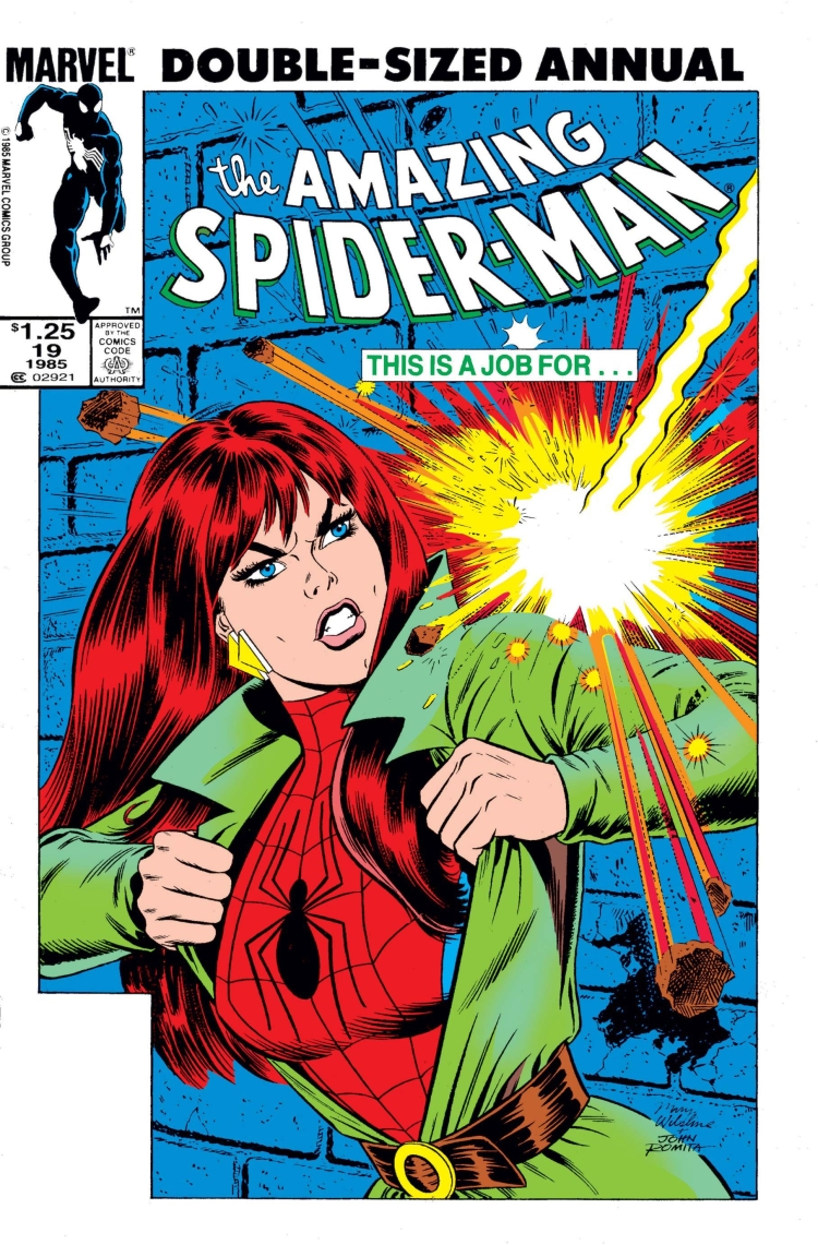 the amazing spider-man annual 19 alistair smythe mary jane