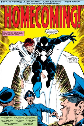 the amazing spider-man 252 black symbiote costume