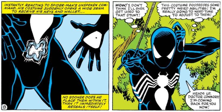 the amazing spider-man 252 black symbiote costume