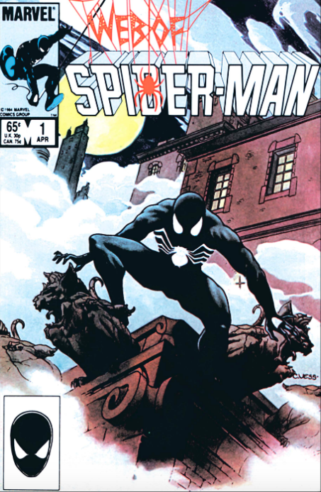 web of spider-man 1 symbiote black costume