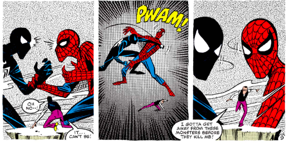 the amazing spider-man 258 black symbiote costume dream