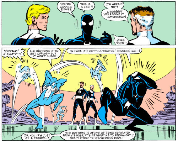 the amazing spider-man 258 black symbiote costume