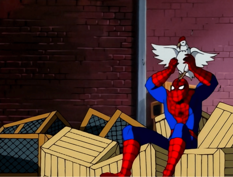 no context spider-man