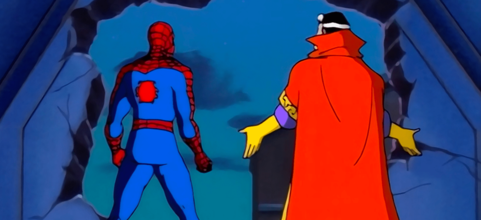 doctor strange spider-man animated