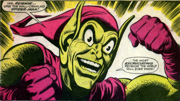 Norman Osborn suits up as the green goblin